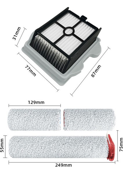 Dyad Pro Vakum Süpürge Ana Fırça Silindir Hepa Filtre Aksesuarları Aksesuarları Için Uygun (Yurt Dışından) fiyatları