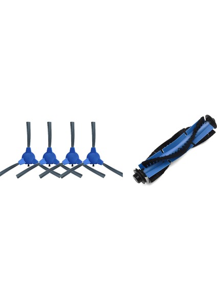 Proscenic 850T Vakum Süpürge Ana Silindir Fırçaları-1 &amp; Fırça-2 Için 2x Yedek Aksesuarlar (Yurt Dışından)