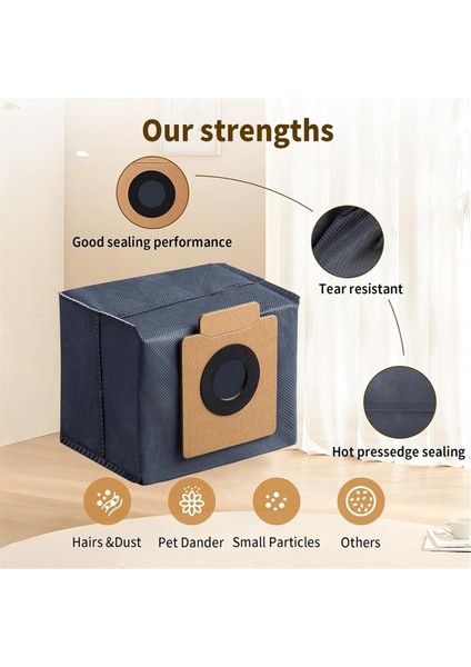 Eufy X10 Pro Omni &amp; X8 Prof Pro Kendi Kendine Boş Istasyon, 2.5l Vakum Robot Temizleyici Torbalar Yedek Toz Çantaları Için 20 Paket Toz Torbası (Yurt Dışından) fırsatları