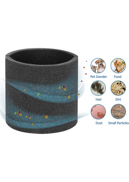 Çoğu Shop-Vac, Vacmaster ve Genie Shop Vakum Süpürgesi Için Uygun 10 Paket 90585 Köpük Seti VF2001 Köpük Filtresi (Yurt Dışından) fırsatları