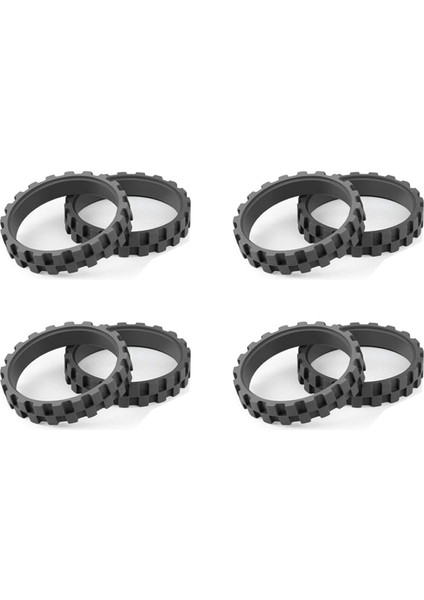 8pcs Irobot Roomba Tekerlekleri Için Lastikler 500 600 700 800 ve 900 Serisi Anti-Kayma, Büyük Yapışma ve Kolay Montaj (Yurt Dışından)
