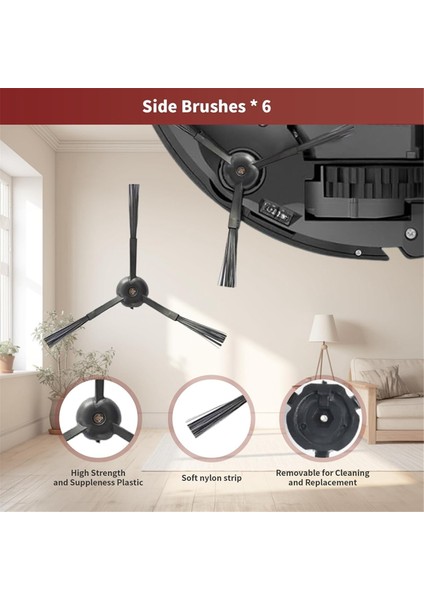 Roborock Için Yedek Parçalar S8 Maxv Ultra Robot Vakum Temizleyici Aksesuarları Kit Ana Yan Fırça Hepa Filtreleri Mop Ceza (Yurt Dışından) fırsatları