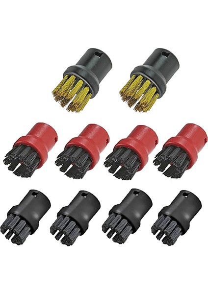 Karcher Için Pirinç Tel Fırça Alet Nozulları 8 Paket El Alet Memesi Kıllı Fırça ile Buhar Temizleyicileri (Yurt Dışından)