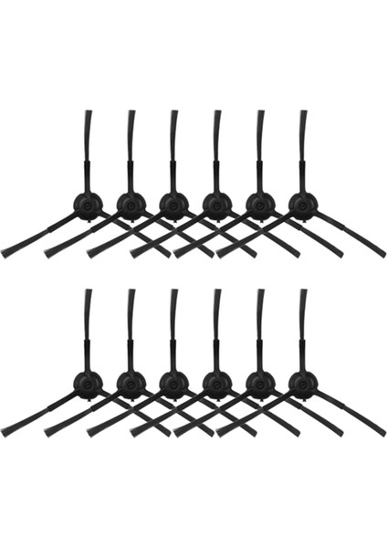 Xclea ​​için 12 Pcs Yan Fırça H30 H40 Roidmi Eve Için Plus Robot Vakum Temizleyici Yan Fırçalar Robot Vakum Parça Süpürücü (Yurt Dışından)