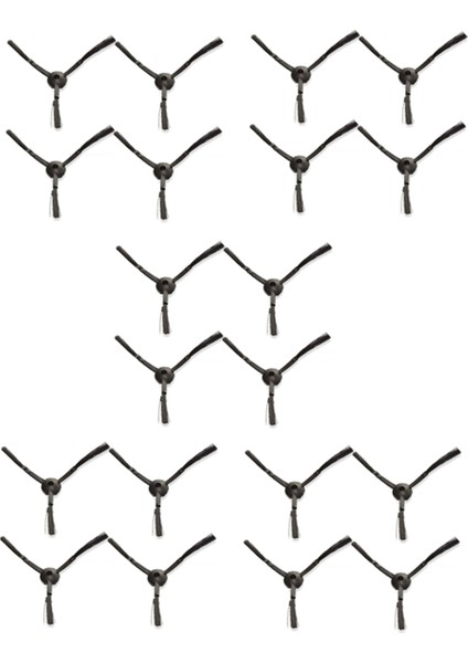 Medion Için 20 x Plastik Yan Fırça MD16192 MD18500 MD18501 MD18600 Vakum Süpürge (Yurt Dışından)