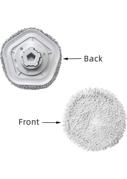 Xiaomi Dreame Bot W10 &amp; W10 Prof Pro Robot Robot Vakum Süpürge Yedek Parçaları Için 2x Mop Pad Yedek Parçalar (Yurt Dışından) fiyatları