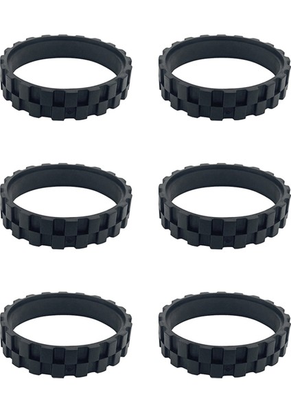 Roborock Için 6pcs S5/t6/t7 Aksesuarları Xiaomi Yürüyüş Tekerlek Lastik Cilt Yedek Robot Vakum Süpürge Parçaları (Yurt Dışından)