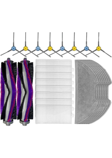 Obode A8 / Eureka E10S / Eta Aurum Pro 624 Ana Yan Fırça Hepa Filtre Mop Bezi Yedek Parçalar (Yurt Dışından)