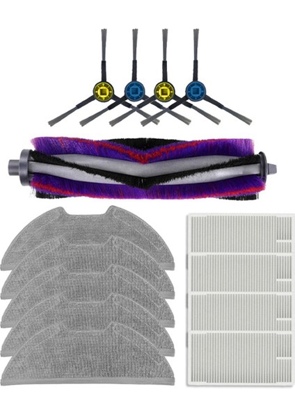 Obode A8 / Eureka E10S / Eta Aurum Pro 624 Ana Yan Fırça Hepa Filtre Mop Bezi Yedek Parçalar (Yurt Dışından) modelleri