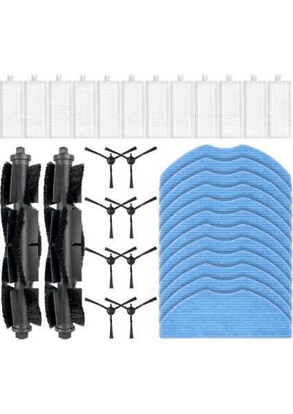 Ezvız Re4 / Re4 Plus / Re5 / Re5 Plus Yedek Parçalar Aksesuarları Ana Yan Fırça Mop Bezi Hepa Filtreleri (Yurt Dışından)