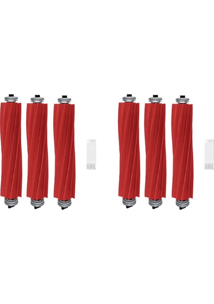 Roborock G10S/G10S Pro S7 Maxv Ultra S7 T7S T7PLUS Q7 Max+ T8 Için 6x Ana Fırça Aksesuarları (Yurt Dışından)