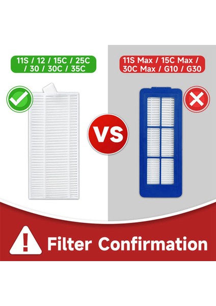 Eufy Robovac 11S, 12, 15T, 15C, 25C, 30, 30C, 35C Ince Halı Robotik Vakum Için 2x Yedek Parça (Yurt Dışından) indirimleri