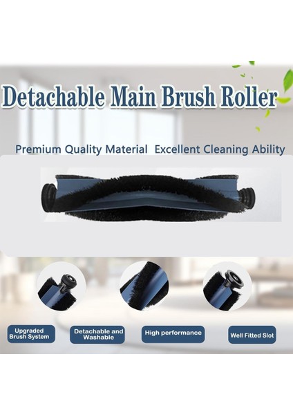 Eufy X10 Pro Omni Serisi Robot Vakumları Yedek Parçalar Ana Yan Fırça Hepa Filtre Mop Bez Aksesuarları Kiti (Yurt Dışından) fırsatları