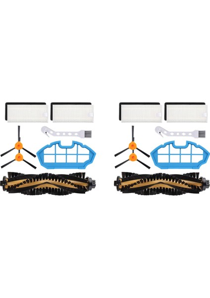 Ecovacs Deebot N79 N79S Için 2x Aksesuar Kiti DN622 500 N79W N79SE N79T Robotik Vakum Süpürge Yedek Parçaları (Yurt Dışından)