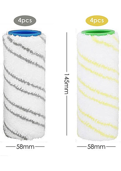 Karcher Fc7 Fc5 FC3D Fc3 Için 8pcs Roller, Karcher Için Silindir, Yedek Silindirler, 2.055-006.0 ve 2.055-006.0 (Yurt Dışından) fiyatları