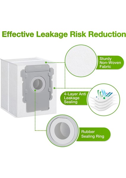 Irobot Için Toz Torbası I3 I3+ / I4 I4+ / I6 I6+ / I7 I7+ / J7 J7+ / I8+ / S9 S9+ Robot Elektrikli Süpürge Aksesuarları (Yurt Dışından) fiyatları