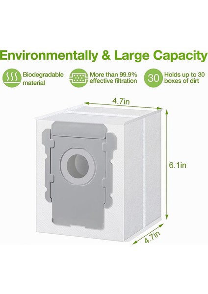 Irobot Için Toz Torbası I3 I3+ / I4 I4+ / I6 I6+ / I7 I7+ / J7 J7+ / I8+ / S9 S9+ Robot Elektrikli Süpürge Aksesuarları (Yurt Dışından) fırsatları
