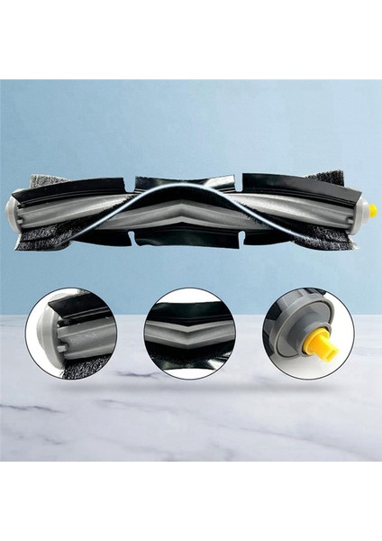 Ecovacs Için 2x Kit Deebot T20 OMNI/T20 PRO/T20 Max Robot Vakum Ana Yan Fırça Mop Bezi Hepa Filtre Toz Çantası (Yurt Dışından) modelleri