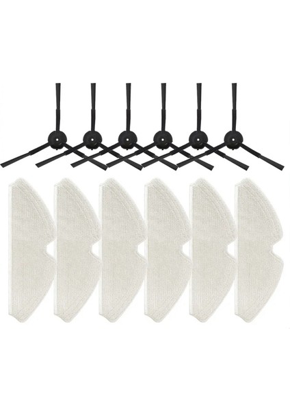Miwhole M7 Pro Side Fırça Mop Bezleri Rag Robot Vakum Süpürge Yedek Aksesuarları Yedek Parçalar (Yurt Dışından)