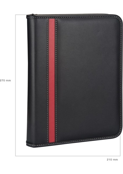 2026 YENİ YIL Günlük Çizgili Ajandalı Fermuarlı Organizer Ajanda iç Defteri 17*24 cm.