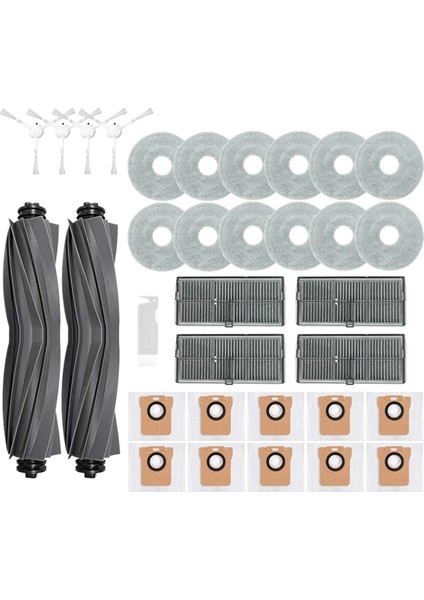 Xiaomi Mijia M30S Için D103CN Robot Elektrikli Süpürge Parçaları Sarf Meydanları Ana Yan Fırça Hepa Filtre Toz Çanta Mop Bezi (Yurt Dışından)