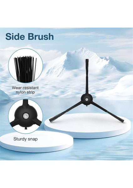 Eufy X8 Pro Robot Vakum Süpürge, X8 Pro Aksesuarlar Ana Yan Fırça Hepa Filtre Mop Bez Tuz Torbaları (Yurt Dışından) indirimleri