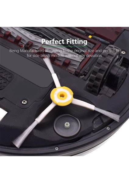 Irobot Roomba Için 3x Yan Fırça 600, 800, 900 Serisi 671 R671 696 R696 692 R692 605 R605 680 R680 860 870 871 875 880 (Yurt Dışından) fırsatları