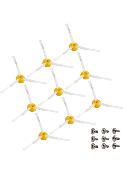 Irobot Roomba Için 3x Yan Fırça 600, 800, 900 Serisi 671 R671 696 R696 692 R692 605 R605 680 R680 860 870 871 875 880 (Yurt Dışından) indirimleri