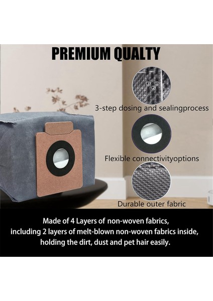 Eufy X8 Pro Ses Robot Vakum Yedek Parçalar Ana Roller Fırça Hepa Filtre Mop Pad Bez Toz Çanta (Yurt Dışından) fiyatları