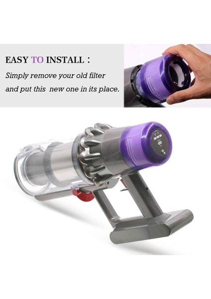6 Paket, Dyson V11 Replacements Için Filtreler Parça Vakum Filtre Kiti Dyson Filtre Parçası (Yurt Dışından) fiyatları