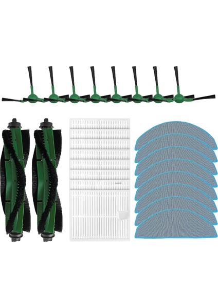 Irobot Roomba Için Combo Essential / Vac Essential Robot Vakum Süpürge Ana Yan Hepa Filtre Mop Aksesuarları (Yurt Dışından)