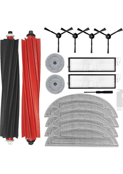 Roborock S8 Maxv Ultra Robot Vakum Süpürge Parçaları Ana Yan Fırça Mop Bezi Hepa Filtre Toz Torbaları Yedek Parçalar (Yurt Dışından)