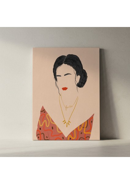 Cesur Kadın Soyut Sanat Tablosu fiyatları