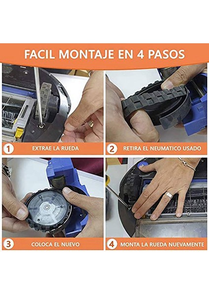 Irobot Roomba Wheels Serisi 500, 600, 700, 800 ve 900 Için Lastikler, Kayma Önleyici, Büyük Yapışma ve Kolay Montaj 8 Paket (Yurt Dışından) indirimleri