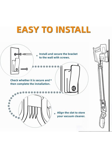 Köpekbalığı Roket HV300 HV320 Dik Vakum Için Duvar Montajı Tutucu, 390FFJH380 / 416FFJV300 Parçalarını Tornavida ile Değiştirin (Yurt Dışından) fırsatları