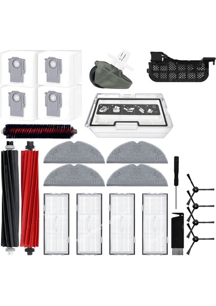 Roborock S8 Pro Ultra Yedek Parçalar Için Aksesuarlar Ana Yan Fırça Kapak Filtresi Mop Toz Çanta Çıkar Paytası Tekerlek Parçaları (Yurt Dışından) fiyatları