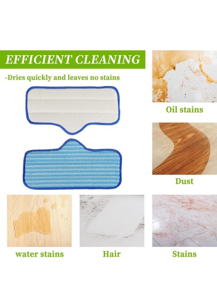 Yeniden Kullanılabilir Mikrofiber Buhar Paspas Ped Dupray Deeat Steam Temizleyici Buhar Paspası Temizleme Pedleri (Yurt Dışından) indirimleri
