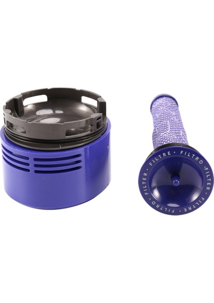 Dyson V7 V8 Için 5x Vakum Temizleyici Montaj Motor Arka Kapak Ön ve Arka Filtre Kiti Motor Arka Kapak Parçaları (Yurt Dışından)