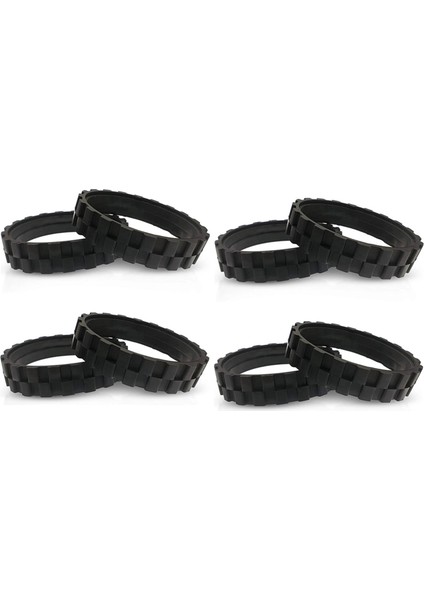 8pcs Irobot Roomba Wheels Serisi 500, 600, 700, 800 ve 900 Kayma, Büyük Yapışma ve Kolay Montaj Için Lastik Derisi. (Yurt Dışından)