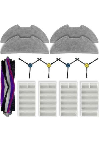 Mıdea M9 / Eureka NERE10S E10S / Obode A8 Yedek Parçalar Aksesuarları Ana Yan Fırça Filtre Mop Kumaş (Yurt Dışından)