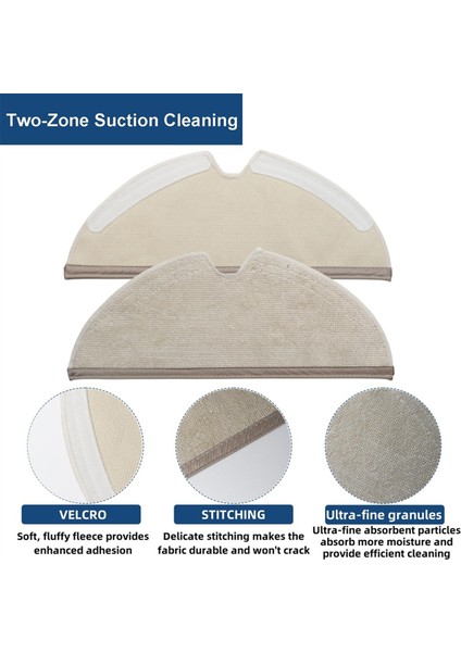 Roborock Için Yedek Parçalar Q8 Max+ Q8 Max, Q5 Pro Q5 Pro+ Vakum Temizleyici Aksesuarları Kiti, Ana Fırça Paspas Pedleri (Yurt Dışından) indirimleri