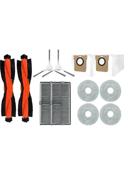 Xiaomi Mijia Için 12 Pcs M30S D103CN Robot Vakum Süpürge Yedek Parçalar Ana Yan Fırça Hepa Filtre Mop Bez Toz Çantası (Yurt Dışından)