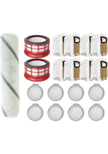 Roborock H6 Için Vakum Süpürge Yumuşak Silindir Fırçası Öncesi Filtre Toz Çanta Aksesuarları Yedek Yedek Parçalar (Yurt Dışından)