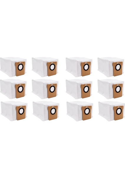 Xiaomi Mijia B101CN/DREAM Için 12 Adet Yedek Toz Torbası Kiti S10 Pro/dream L10S ULTRA/X10+/B101GL Robot Vakum (Yurt Dışından)