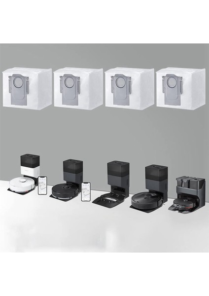 Roborock Q5+ S7 Maxv Ultra Robot Vakum, 3l Büyük Kapasiteli Acuum Torbası Uyumlu (12 Pcs) (Yurt Dışından) indirimleri