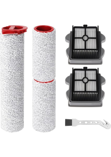 Roborock Dyad Pro/dyad Pro Combo Islak ve Kuru Elektrikli Süpürge Yedek Parçaları Için Silindir Fırçası ve Hepa Filtre Seti (Yurt Dışından)