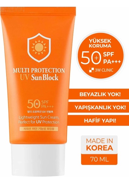 Yüksek Koruma Sağlayan Ince Yapıda SPF50+ Güneş Kremi