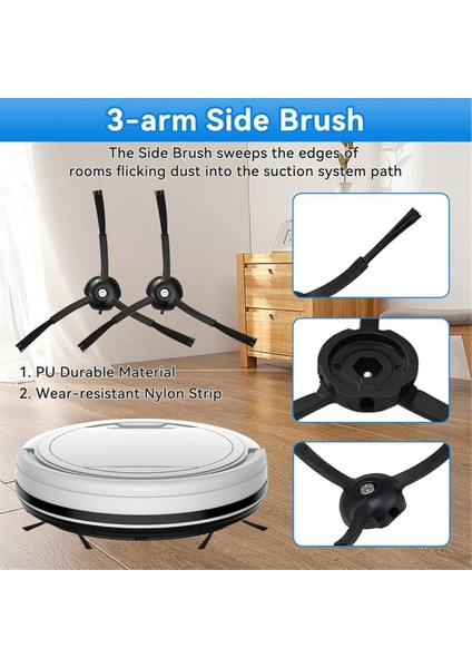 Roborock S8 Pro Ultra Vakum Seperi Ana Yan Fırça Hepa Filtreleri Mop Kumaş Toz Torbaları Yedek Parçalar (Yurt Dışından) modelleri