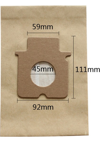 Panasonic C-20E MC-E7101 MC-CG461 Vakum Temizleyici Aksesuarları Toz Çanta Kağıt Çantası (Yurt Dışından) fırsatları