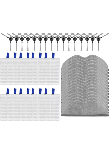 Xiaomi Robot Vakum E5 / C108 Yan Fırça Yığın Filtre Mop Bez Aksesuarları Yedek Yedek Parçalar (Yurt Dışından)